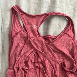 Lululemon size 6 tank ruched back